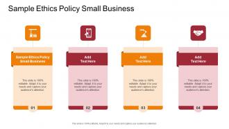 Sample Ethics Policy Small Business In Powerpoint And Google Slides Cpb