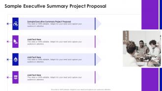 Sample Executive Summary Project Proposal In Powerpoint And Google Slides Cpb