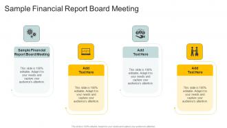 Sample Financial Report Board Meeting In Powerpoint And Google Slides Cpb