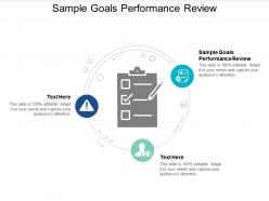 Sample goals performance review ppt powerpoint presentation styles master slide cpb