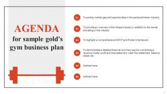 Sample Golds Gym Business Plan Powerpoint Presentation Slides Images Good