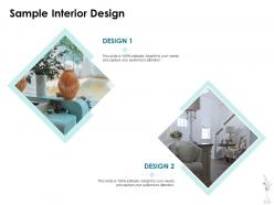 Sample interior design ppt powerpoint presentation icon tips