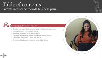 Sample Interscope Records Business Plan Powerpoint Presentation Slides Designed Analytical