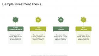 Sample Investment Thesis In Powerpoint And Google Slides Cpb