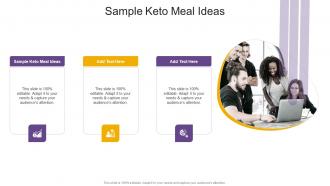 Sample Keto Meal Ideas In Powerpoint And Google Slides Cpb