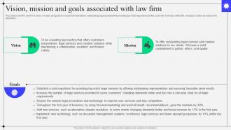 Sample Kirkland And Ellis Law Firm Vision Mission And Goals Associated With Law Firm BP SS
