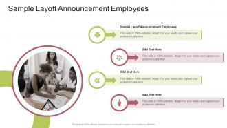 Sample Layoff Announcement Employees In Powerpoint And Google Slides Cpb