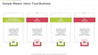 Sample Mission Vision Food Business In Powerpoint And Google Slides Cpb