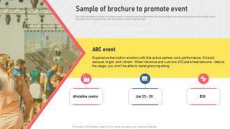 Sample Of Brochure To Promote Event Types Of Digital Media For Marketing MKT SS V