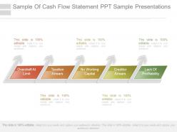Sample of cash flow statement ppt sample presentations