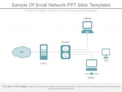 Sample of small network ppt slide templates
