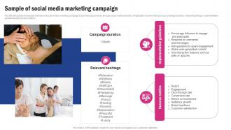 Sample Of Social Media Marketing Campaign Spa Business Promotion Strategy To Increase Brand Strategy SS V