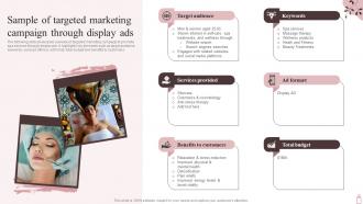 Sample Of Targeted Marketing Campaign Marketing Plan To Maximize SPA Business Strategy SS V