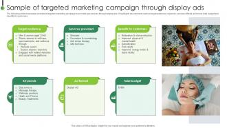 Sample Of Targeted Marketing Campaign Strategic Plan To Enhance Digital Strategy SS V