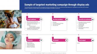 Sample Of Targeted Marketing Campaign Through Spa Business Promotion Strategy To Increase Brand Strategy SS V
