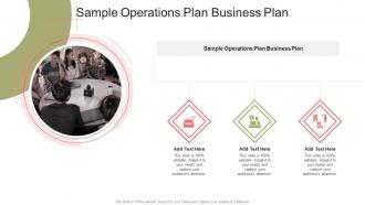 Sample Operations Plan Business Plan In Powerpoint And Google Slides Cpb