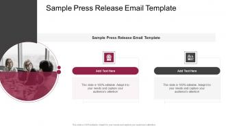 Sample Press Release Email Template In Powerpoint And Google Slides Cpb