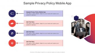 Sample Privacy Policy Mobile App In Powerpoint And Google Slides Cpb