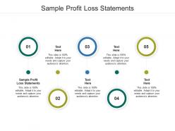 Sample profit loss statements ppt powerpoint presentation infographic template slideshow cpb
