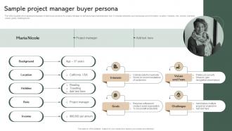 Sample Project Manager Buyer Persona Effective Micromarketing Guide