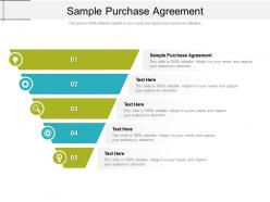 Sample purchase agreement ppt powerpoint presentation layouts topics cpb