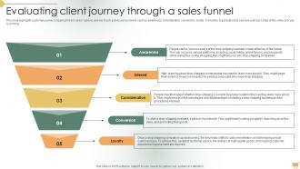 Sample Shopify Business Evaluating Client Journey Through A Sales Funnel BP SS