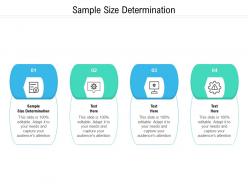 Sample size determination ppt powerpoint presentation diagram ppt cpb