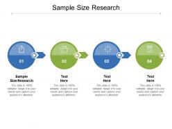 Sample size research ppt powerpoint presentation show graphics cpb