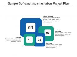 Sample software implementation project plan ppt powerpoint presentation slides graphics design cpb