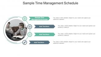 Sample Time Management Schedule In Powerpoint And Google Slides Cpb