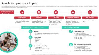 Sample Two Year Strategic Plan Guide To Effective Strategic Management Strategy SS