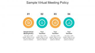 Sample virtual meeting policy ppt powerpoint presentation model example topics cpb