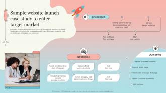 Sample Website Launch Case Study To Enter New Website Launch Plan For Improving Brand Awareness