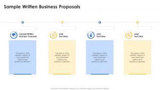 Sample Written Business Proposals In Powerpoint And Google Slides Cpb
