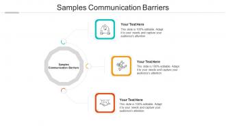 Samples communication barriers ppt powerpoint presentation professional files cpb