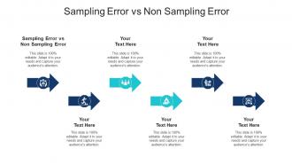 Sampling Error Vs Non Sampling Error Ppt Powerpoint Presentation Pictures Professional Cpb