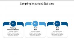 Sampling important statistics ppt powerpoint presentation infographics backgrounds cpb