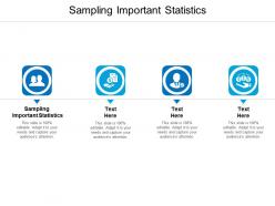 Sampling important statistics ppt powerpoint presentation layouts background images cpb