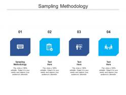 Sampling methodology ppt powerpoint presentation gallery templates cpb