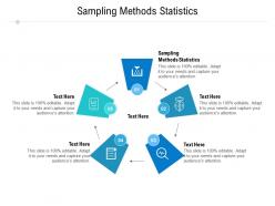 Sampling methods statistics ppt powerpoint presentation model deck cpb