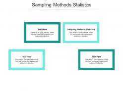 Sampling methods statistics ppt powerpoint presentation styles graphic images cpb