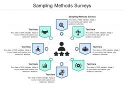 Sampling methods surveys ppt powerpoint presentation file slide cpb