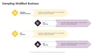 Sampling Stratified Business In Powerpoint And Google Slides Cpb