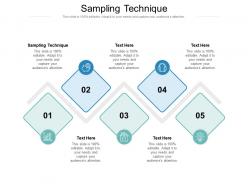 Sampling technique ppt powerpoint presentation icon graphics tutorials cpb