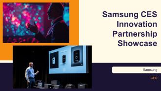 Samsung CES Innovation Partnership Showcase PPT Designs AT