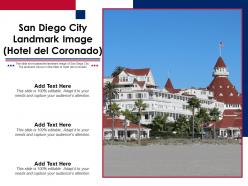 San diego city landmark image hotel del coronado powerpoint template