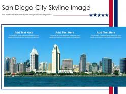 San diego city skyline image powerpoint presentation ppt template
