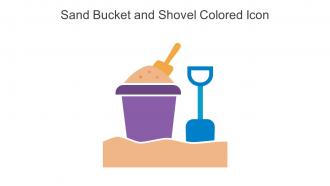 Sand Bucket And Shovel Colored Icon In Powerpoint Pptx Png And Editable Eps Format