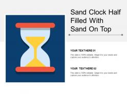 Sand Clock Half Filled With Sand On Top