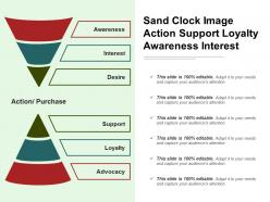 Sand clock image action support loyalty awareness interest